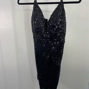 Black sparkly dress